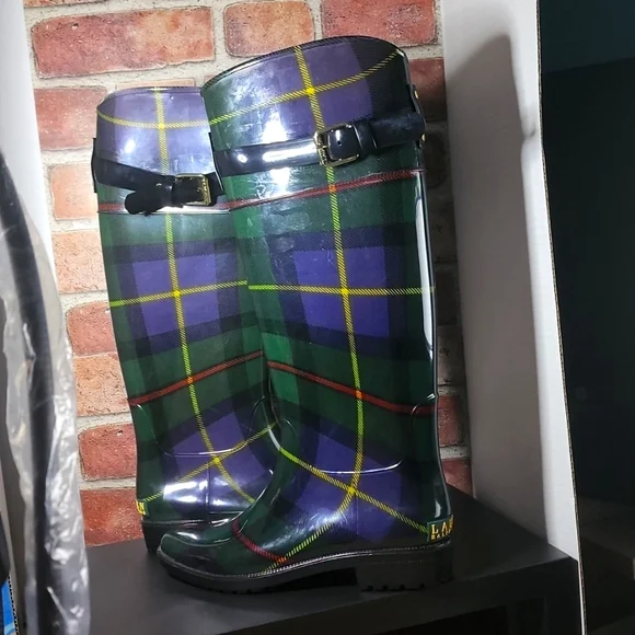 RALPH LAUREN - Rain Boots -size 6 - Picture 1 of 7